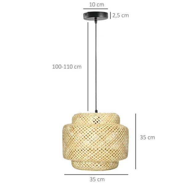 Rootz Hængelampe - Loftslampe - Hængelampe - Pendel i Boho-stil