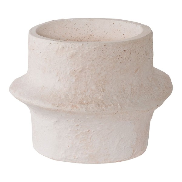 Rootz Cement -kynttilänhaltijajoukko - Valkoinen - keraamiset kynttilänjalat - tyylikäs sisustus - 10,81 cm x 10,61 cm x 8,22 cm