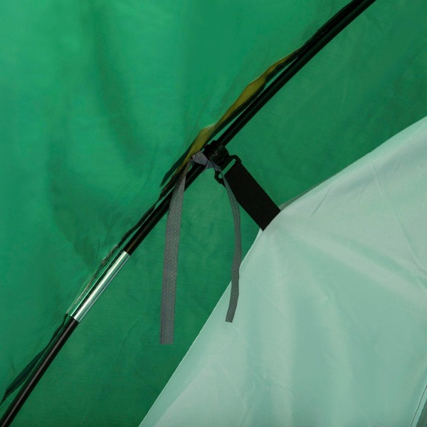 Rootz Campingtält - Grön, Gul - Polyester, Pe, Glasfiber - 127,9