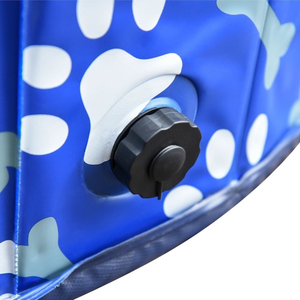 Rootz Dog Bath - sininen - PVC, komposiittipaneeli - 14,17 cm x