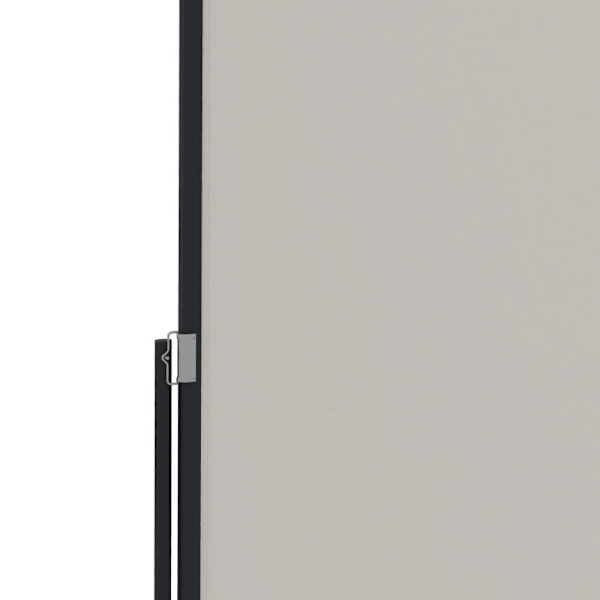 Rootz sidomarkis - Sidogardin - Utdragbar - Expansionsskruvar - Sekretessskärm - Aluminium - Polyester - Ljusgrå - 300L x 140H cm