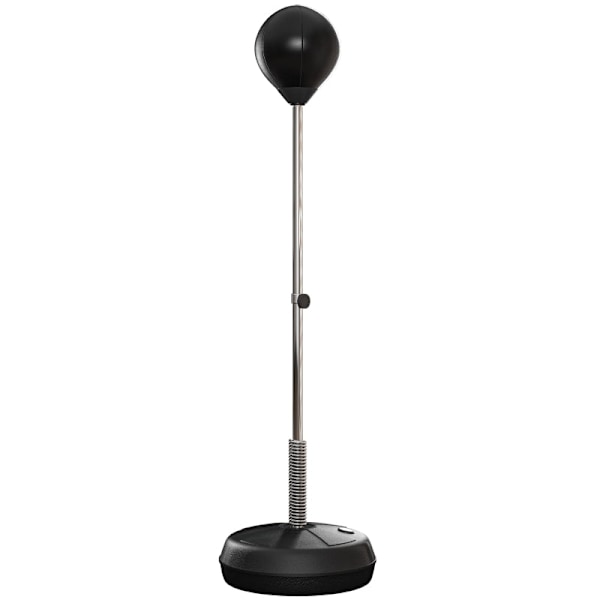 Rootz Bokseboldsæt - Boksetræner - Stressreduktion - Højdejusterbar - 3 kg - Kunstlæder - 24 cm x 30 cm - Sort