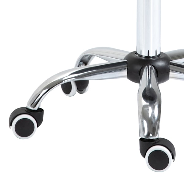 Rootz Rolling Pall - Ergonomisk stol - Justerbar pall - Professionell användning - Främjar hållning - Jämn rörlighet - 52cm x 53cm x 49-61cm - Imitera