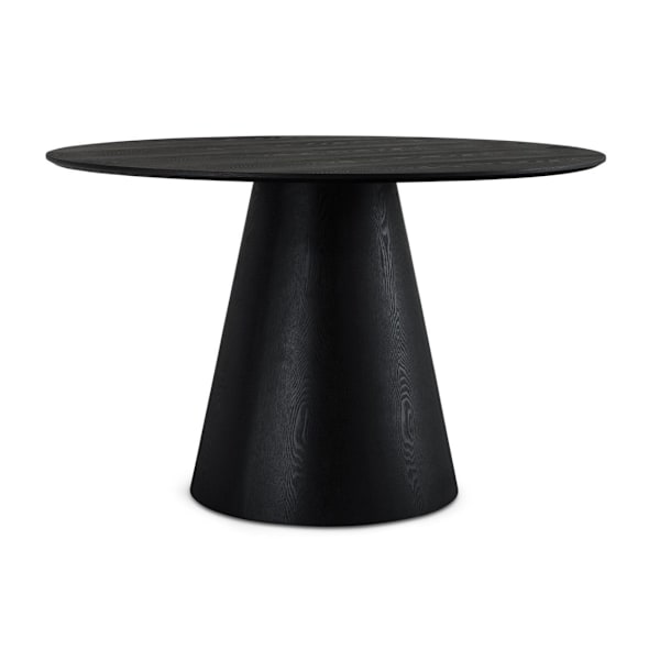 Rootz Matbord - Runt bord - Modernt matbord - Elegant ekfaner - Slitstark MDF-konstruktion - Mysig Atmosfär - 120x120x76 cm