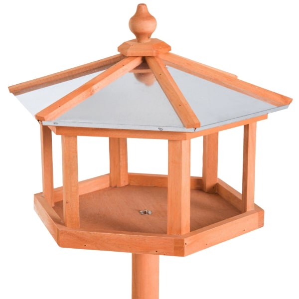 Rootz Bird House - Geel - Fyrtræ - 15,75 cm x 15,75 cm x 44,49 cm