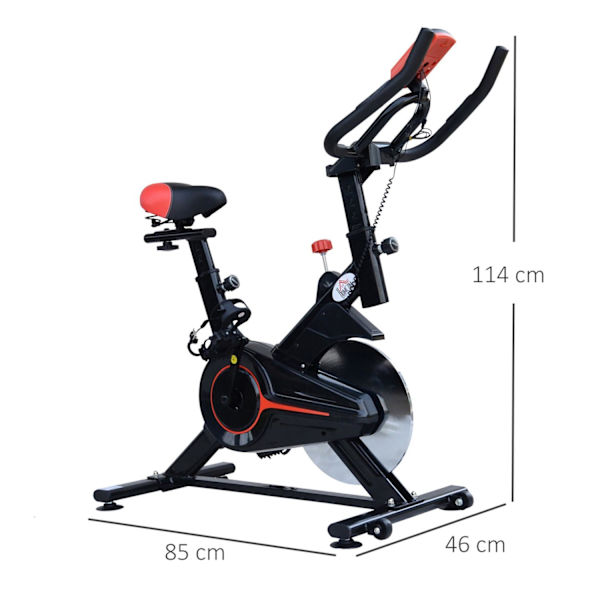 Rootz Ergometer - Sort - Stål, Abs - 40,16 cm x 18,5 cm x 44,88 cm