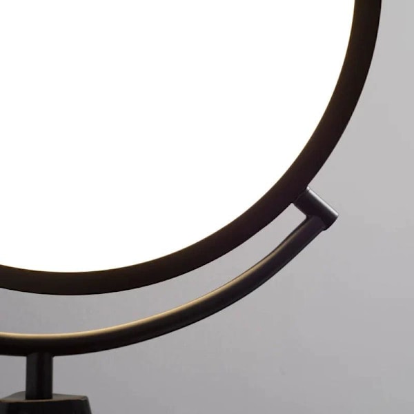 Rootz gulvlampe - LED gulvlampe - 350 graders gulvlampe - Industriel gulvlampe - ABS - Sort - 60 x 60 x 163 cm