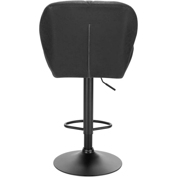 Rootz Barpall - Justerbar bänkstol - Vridbar barstol - Ergonomisk design - Modernt utseende - Enkel montering - 94cm-116cm x 50cm x 40cm