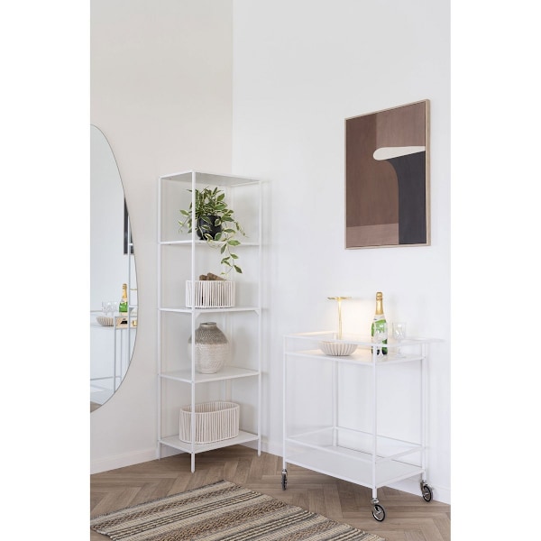 Rootz Vita Bar Trolley - Servering Cart - Beverage Cart - gott om förvaring - 68 cm x 40 cm x 79 cm