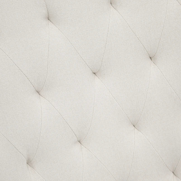 Rootz gungstol - Scandi Design - Avslappningsstol - Knappsömmar - Vardagsrum - Matsal - Kräm + Natur + Svart - 69 cm x 90 cm x 100 cm