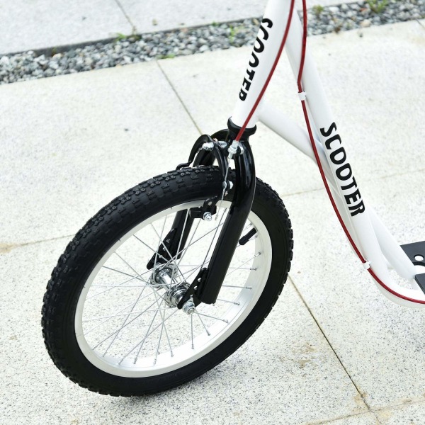 Rootz City Scooter - Wit - Staal, alumiini, kumi - 54,72 cm x 22,83 cm x 35,43 cm