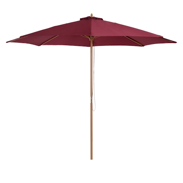 Rootz Garden Paraply - Outdoor Parasol - Sunshade - Solbeskyttelse - 3 m diameter x 2,5 m højde - Polyester lærred med høj densitet