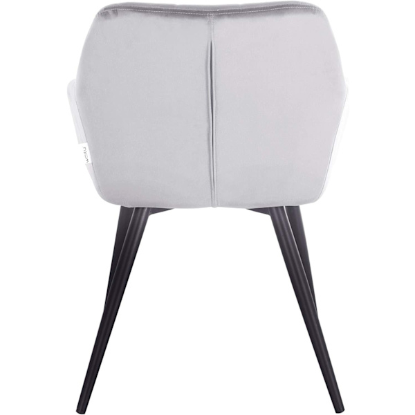 Rootz Set med 6 matstolar - Fåtöljer - Sammetssittplatser - Bekväm och ergonomisk - Stabil & Robust - Mångsidig design - 49cm x 43cm x 81cm