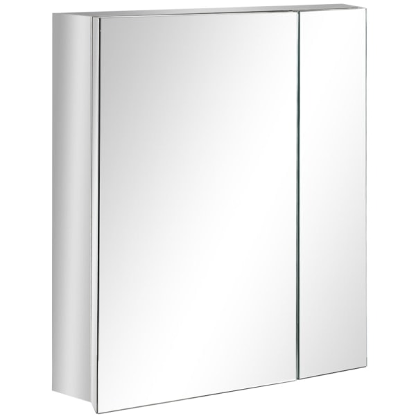 Rootz Spegelskåp - Badrumsskåp - 2 spegeldörrar - 3 invändiga hy