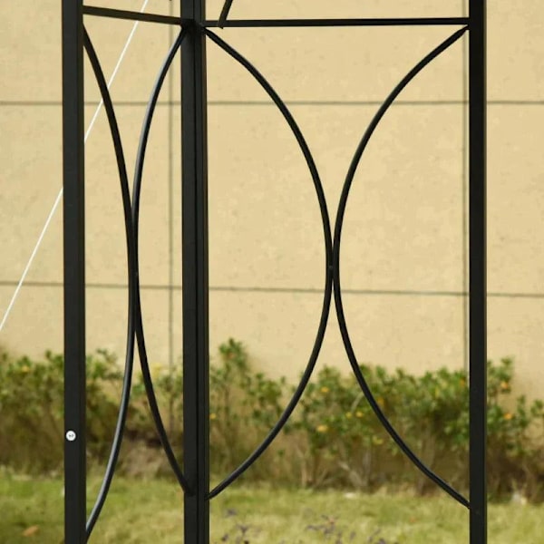 Rootz Metal Gazebo - Puutarhapaviljonki - Hääjuhlapaviljonki - 295 cm x 295 cm x 270 cm