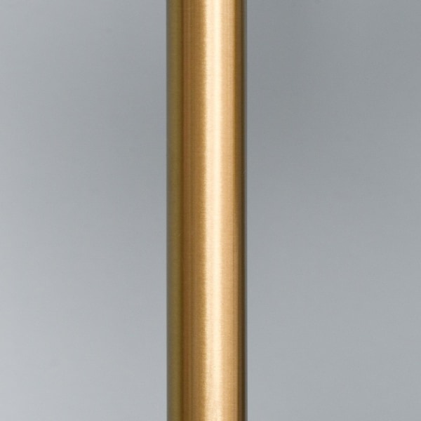 Rootz Gulvlampe - Stål/Lør - Klassisk - Guld/Hvid - 47 x 37 x 15