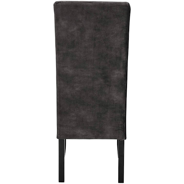 Rootz Set med 4 matstolar - Sammetsklädd - Stolar med hög rygg - Elegant design - Robust konstruktion - Förbättrad komfort - 107 cm x 47 cm x 42 cm