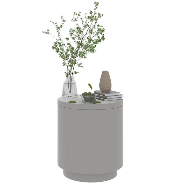 Rootz udendørs sidebord - køligere isspand - grå beton - holder drinks kølet - Ø37,5 x 43,5 timer cm