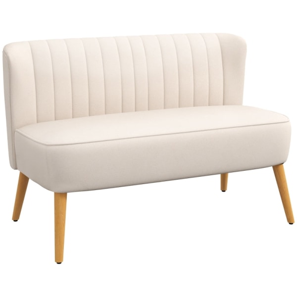 Rootz 2-sits soffa - Retrodesign - Scandi Style - Bekväm stoppning - Maximal stabilitet - Lättskött tyg - 117W x 56,5D x 77H cm