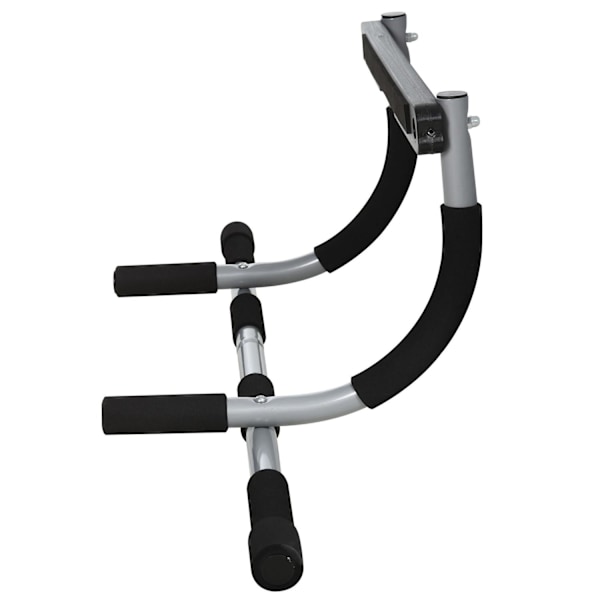 Rootz Chin-up Bar träningshållare - svart, grå - stål, skum, pe - 36,22 cm x 15,75 cm x 6,69 cm