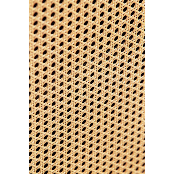 Rootz Skänk 80 cm - Byrå - Förvaringsskåp - Wienervävdesign - Justerbara hyllor - Magnetiska dörrstoppare - Svart och brun - 80 cm x 40 cm x 86,5 cm