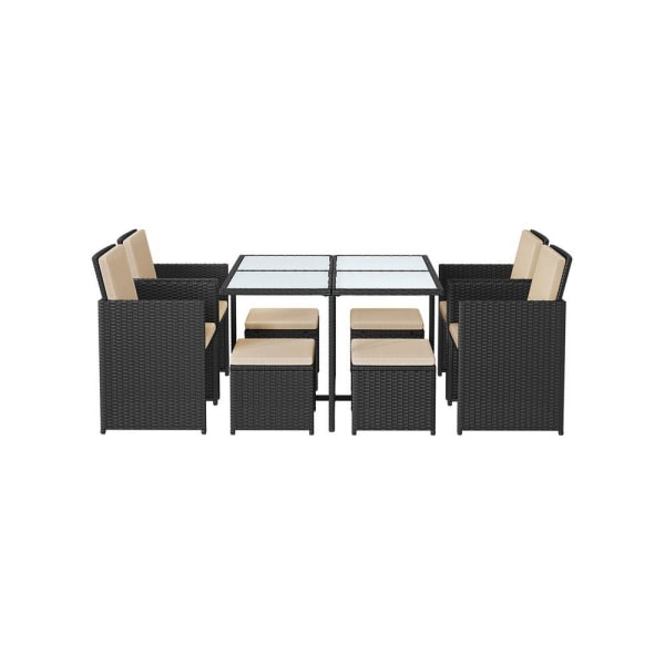 Rootz Havemøbelsæt - Udendørs møbelsæt - Flettet møbelsæt - Have