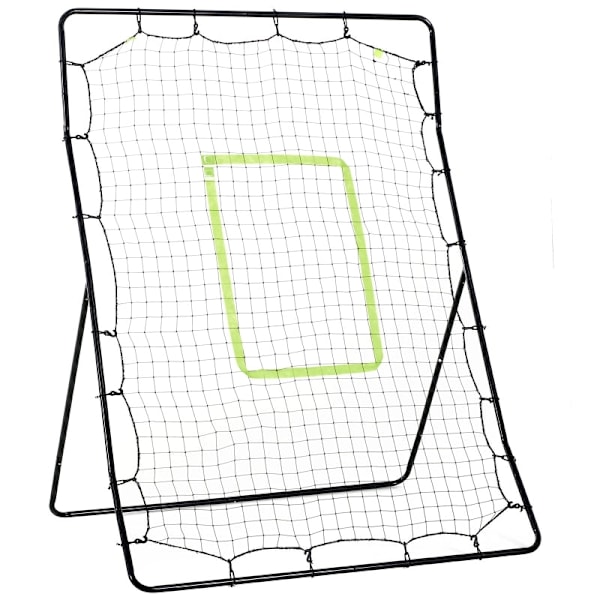 Rootz Baseball Rebounder Net - Soccer Rebound Net - Metallram - Väderbeständig - Green Hit Zone - Lättvikt - 123cm x 90cm x 174cm