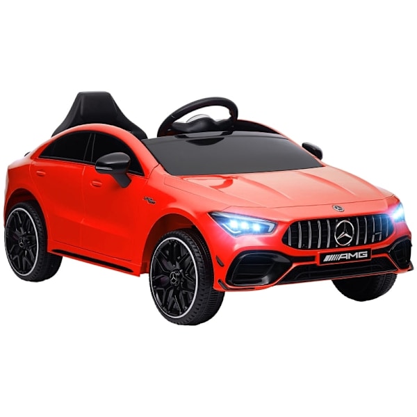 Rootz børneelbil - Legetøjskøretøj - Ride-On Car - LED lys og musik - 110 cm x 61 cm x 45 cm - Licenseret af Mercedes-AMG CLA 45