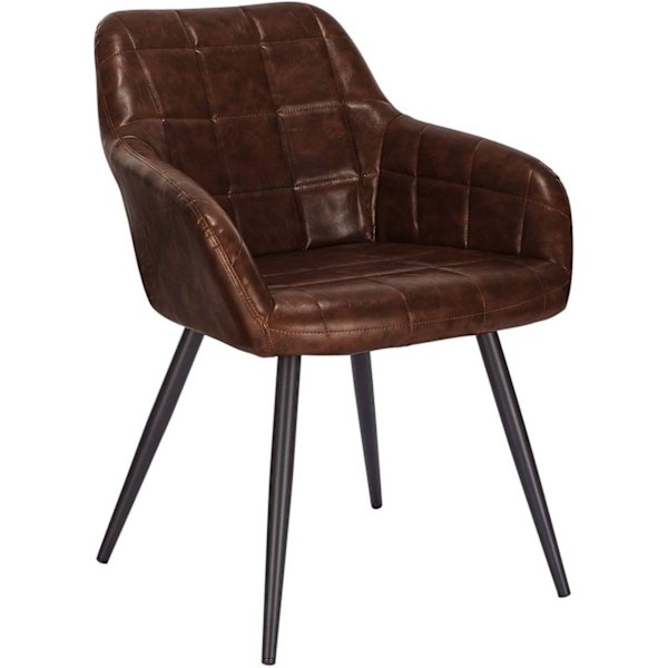 Rootz Modern Matstol - Bekväm stol - Snygga sittplatser - Ergonomisk design - Hållbar konstruktion - Vattenavvisande - 49cm x 43cm x 81cm