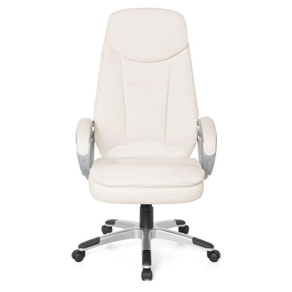 Rootz Højt Ryglæn Kontorstol - Executive Chair - Skrivebordsstol - Lændestøtte - Blød polstring - 100 % polyurethan - 67cm x 58cm x 128cm