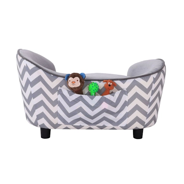 Rootz Dyrebænk - Grå - Træ, Svamp, PVC - 26,18 cm x 15,94 cm x 13,19 cm