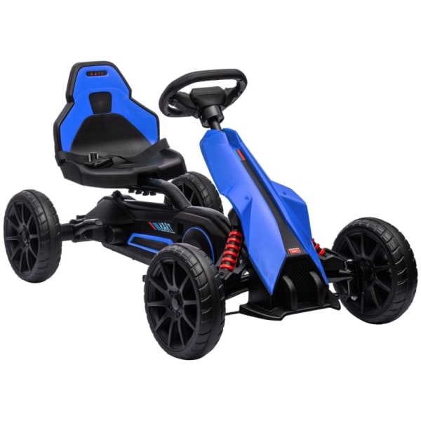 Rootz Go Kart -pedaali Go Kart - Lasten auto - Lasten kilpa-auto - Ultimate Control - Säädettävä mukavuus - Monipuolinen maastokäsittely - 100 cm x 58