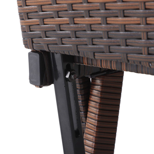 Rootz 2-istuttava puutarhasohva - ruskea, beige - teräs, polyrottinki, polyesteri - 50,78 cm x 25,98 cm x 26,37 cm