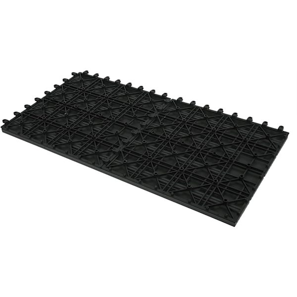 Rootz WPC Click -laatat - Ulkoterassilaatat - Lukittavat laatat - Kestävä, helppo asentaa, vähän huoltoa vaativa - 30 cm x 60 cm x 1,8 cm