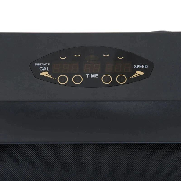 Rootz Løbebånd - Elektrisk Løbebånd - Elektrisk Løbebånd Med LCD Display - Sammenfoldelig fitnessmaskine - Stål - Sort - 105 x 56 x 108,5 cm