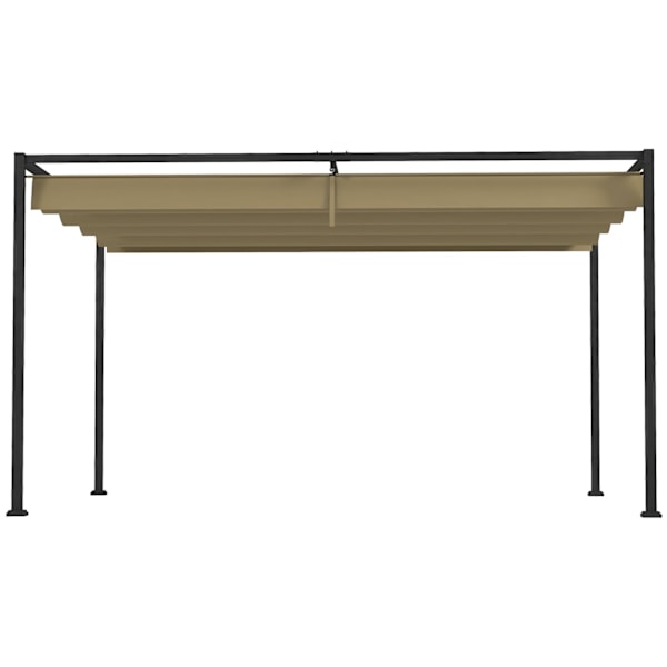 Rootz Pergola - Puutarhakatos - Patio -kansi - UV & Water -hylkivä - 400L x 300W x 222H CM