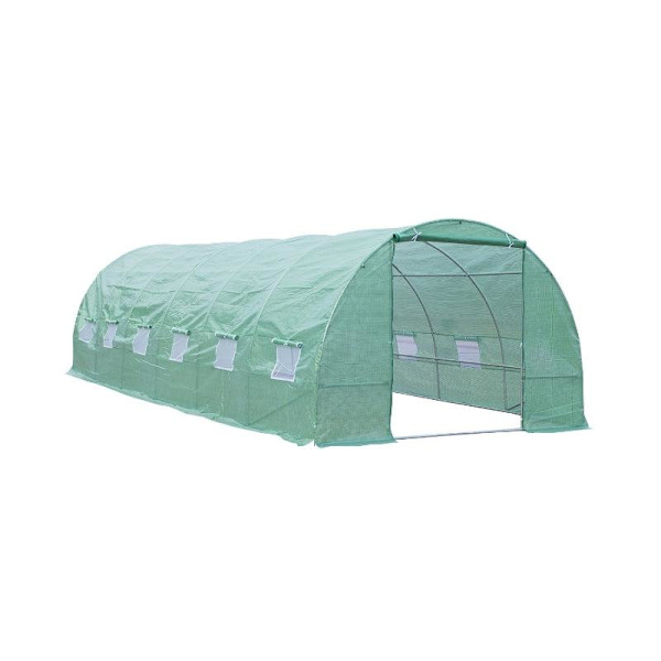 Rootz Tomato Greenhouse - Kalvokasvihuone - Kasvihuone - Tunnelikylmäkehys - Vihreä - 800 x 300 x 200 CM