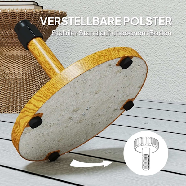 Rootz Garden Parasol Stand - Paraply Base - Sun Shade Holder - Firm Stability - Ø48 X 44 cm