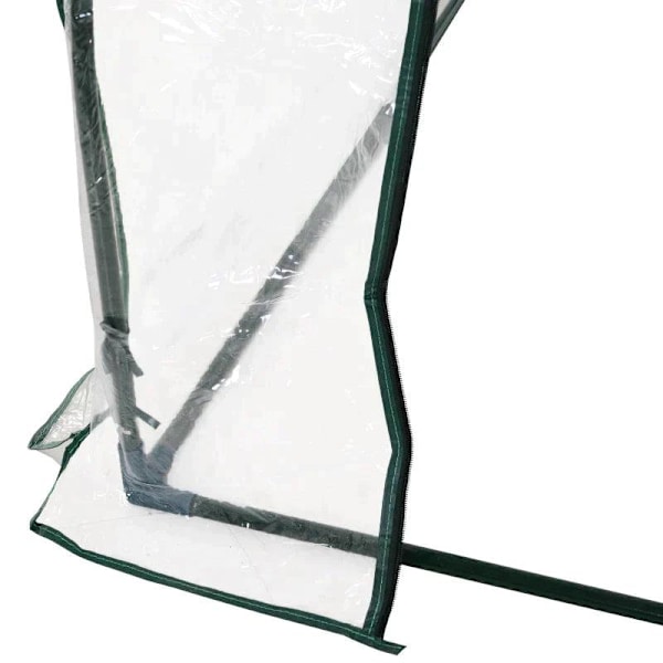 Rootz Växthus - Växthus med dörr - Kallram - Växthus - Transparent ram - 250 x 100 x 80 cm