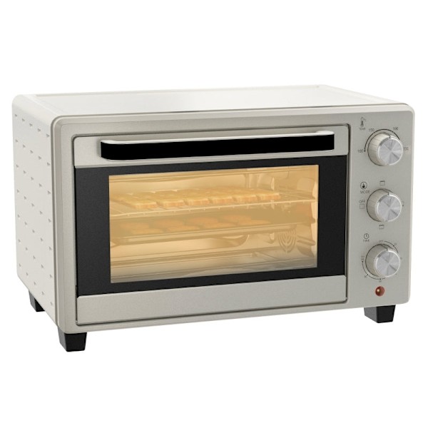 Rootz Toaster Uuni - Miniuuni - Pöytäuuni - Monipuolinen ruoanlaitto - 21L Tilavuus - 46cm x 38,5cm x 29cm
