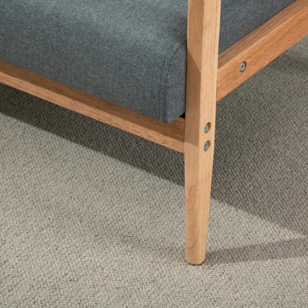 Rootz Bäddsoffa - Soffa - Tvåsitssoffa - Dubbelsoffa - Grå - 115 cm x 66,5 cm x 73 cm