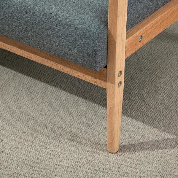 Rootz Sovesofa - Sofa - To-personers Sofa - Dobbeltsofa - Grå - 115 cm x 66,5 cm x 73 cm