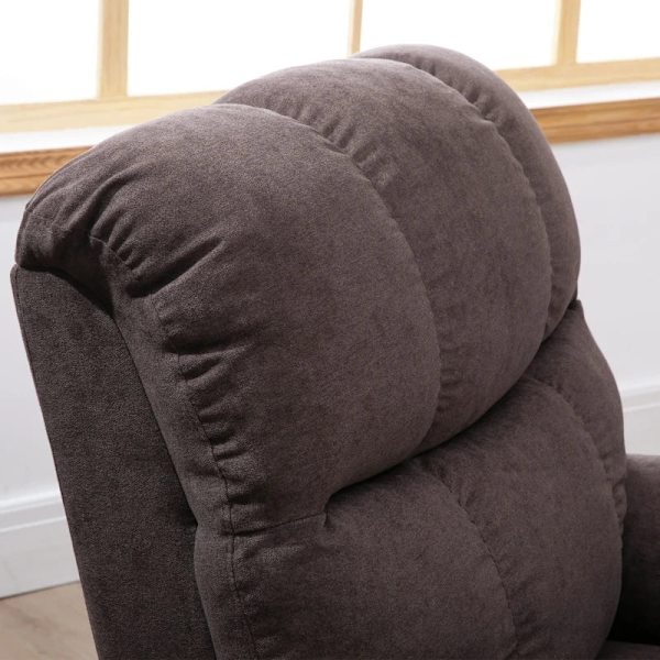 Rootz Massagestol - Ståhjälp - Avslappningsstol - Enkel laddning - Inklusive fjärrkontroll - Flerskiktskort - Usb-gränssnitt - Brun - 83L x 95W x 105H
