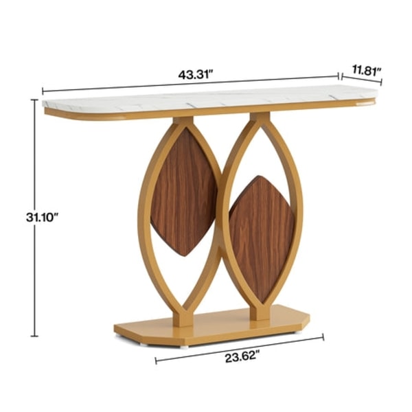 Rootz konsolbord - Entrébord - Hallbord - Reptåligt - 110 cm D x 30 cm B x 79 cm H