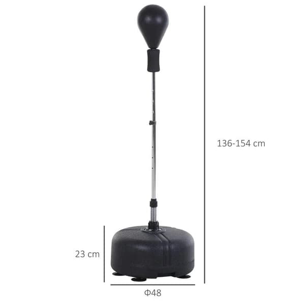 Rootz Punching Ball Set - Stålåda Träningsset - Höjdjusterbar -