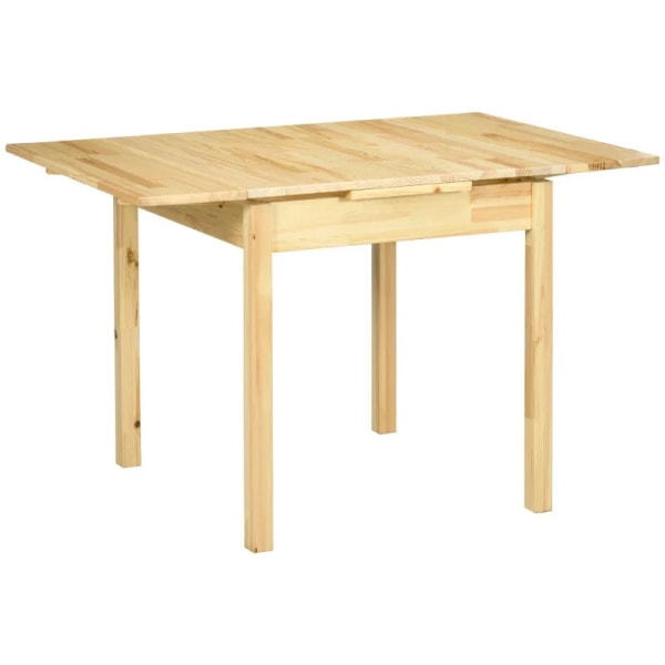 Matbord Rootz - Tillverkat av massivt trä - Fällbart bord - Utdr