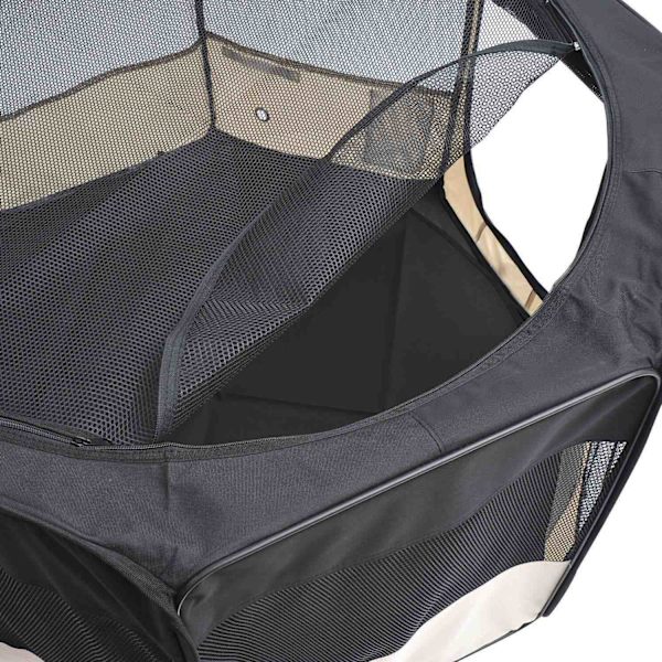 Rootz Puppy Run Outdoor Shelter - Sort, Hvid - Stof, Stål - 20,08 cm x 25,59 cm x 2,76 cm