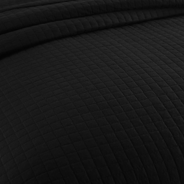 Rootz Premium sängöverdrag - Lyxigt täcke - Snyggt överkast - Elegant filt - Mysigt överdrag - Chic täcke - Svart - 240x260cm