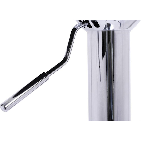 Rootz Barpall - Barstol i konstläder - Justerbar svängbar pall - Ergonomisk design - Stabil metallram - 44cm x 38cm x 92-114cm