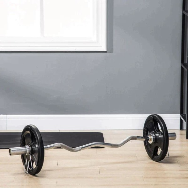 Rootz Viktskivor - Set med 2 Viktskivor - Multifunktionella Viktskivor - 10 kg per tallrik - Golvvänlig - Gummibeläggning - Metall - Svart